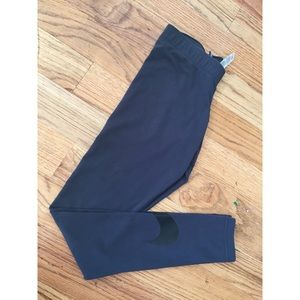 Grey Nike Swoosh Leggings
